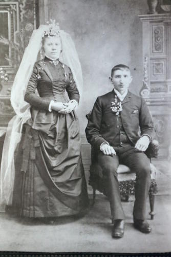 Fred and Bertha Michalske - wedding picture