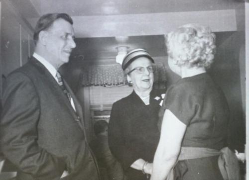 Ed (Carl) and Clara Beckman with friend Marge Darvas